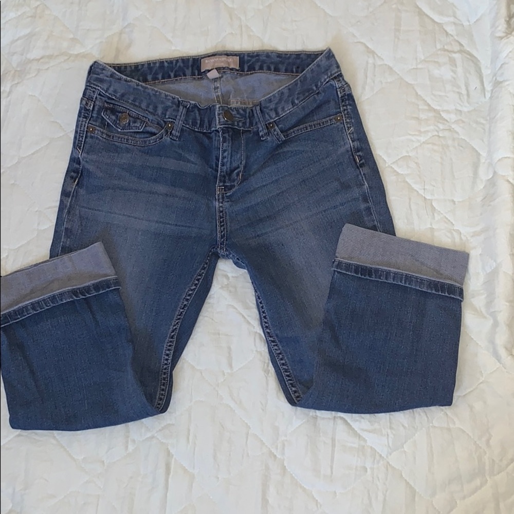 Banana Republic Capri-Cuffed Jeans🌼
